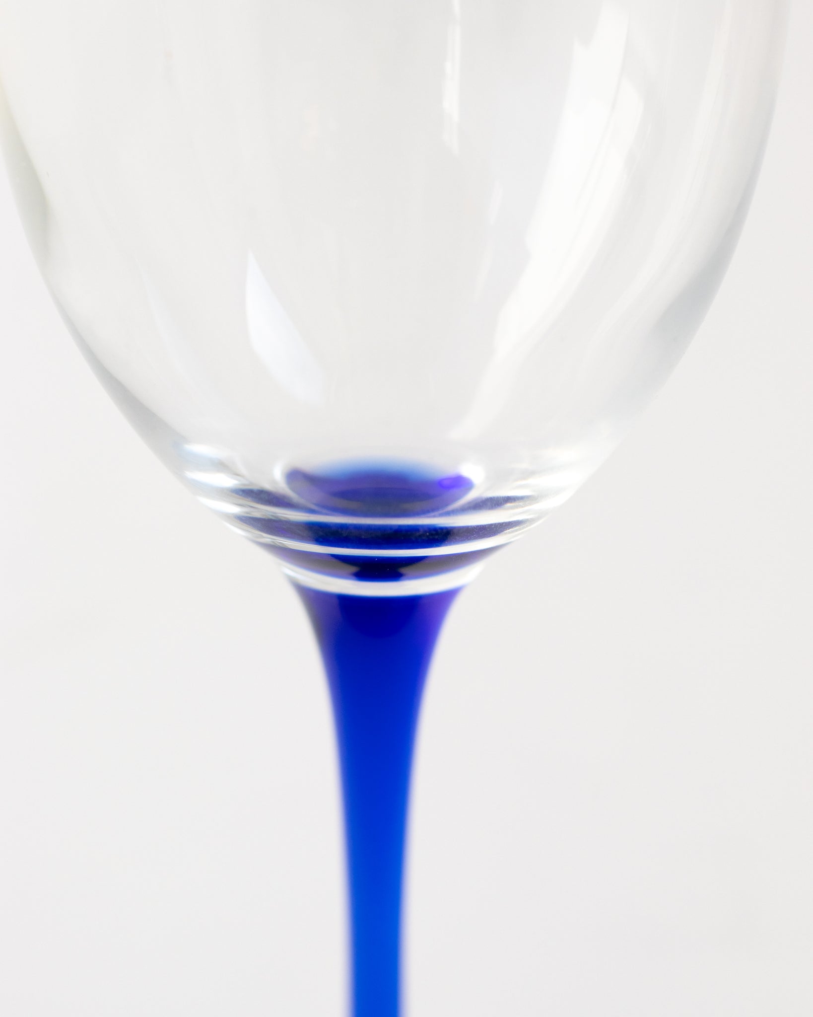 Blue Glass Stemware