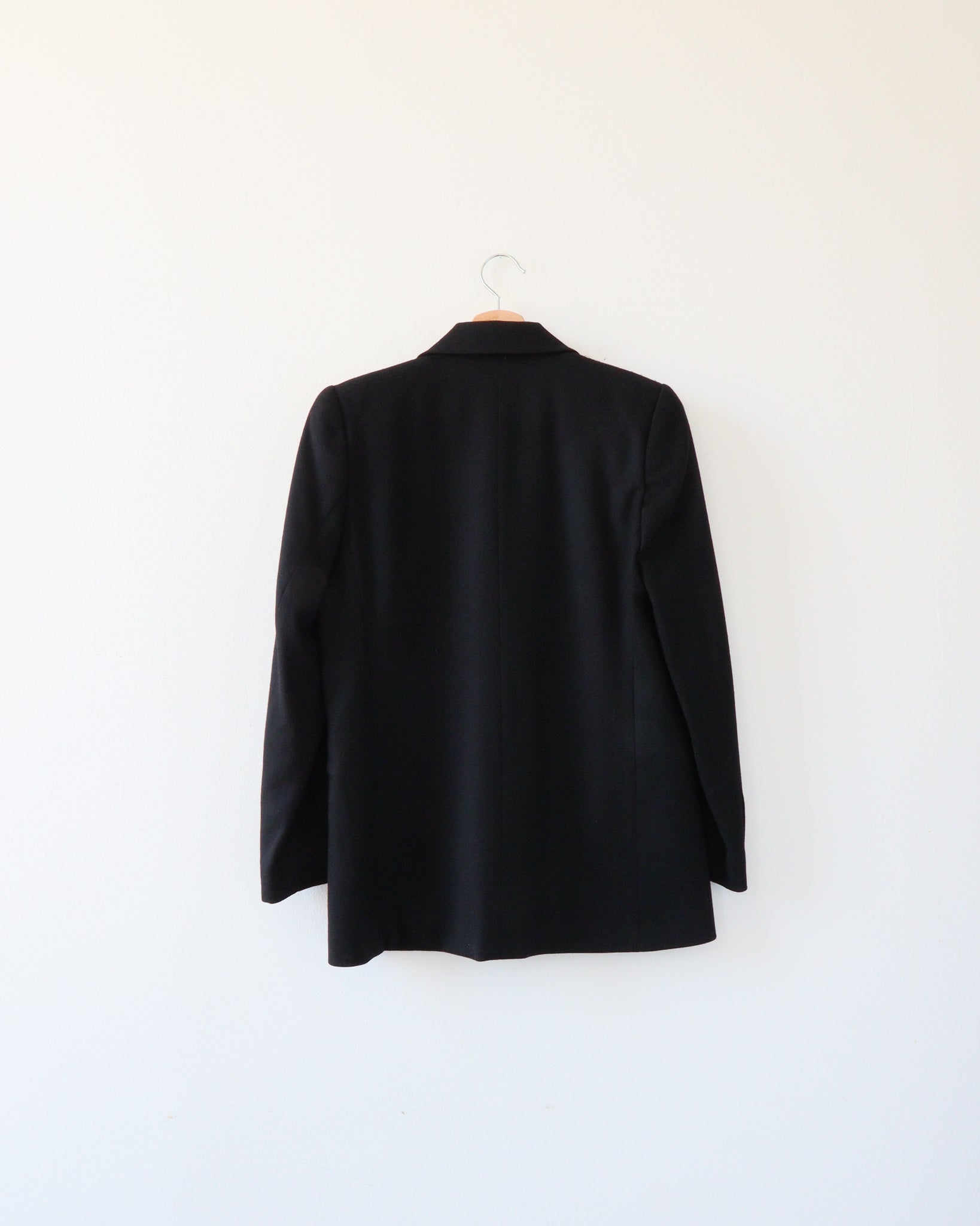 Black Wool Blazer