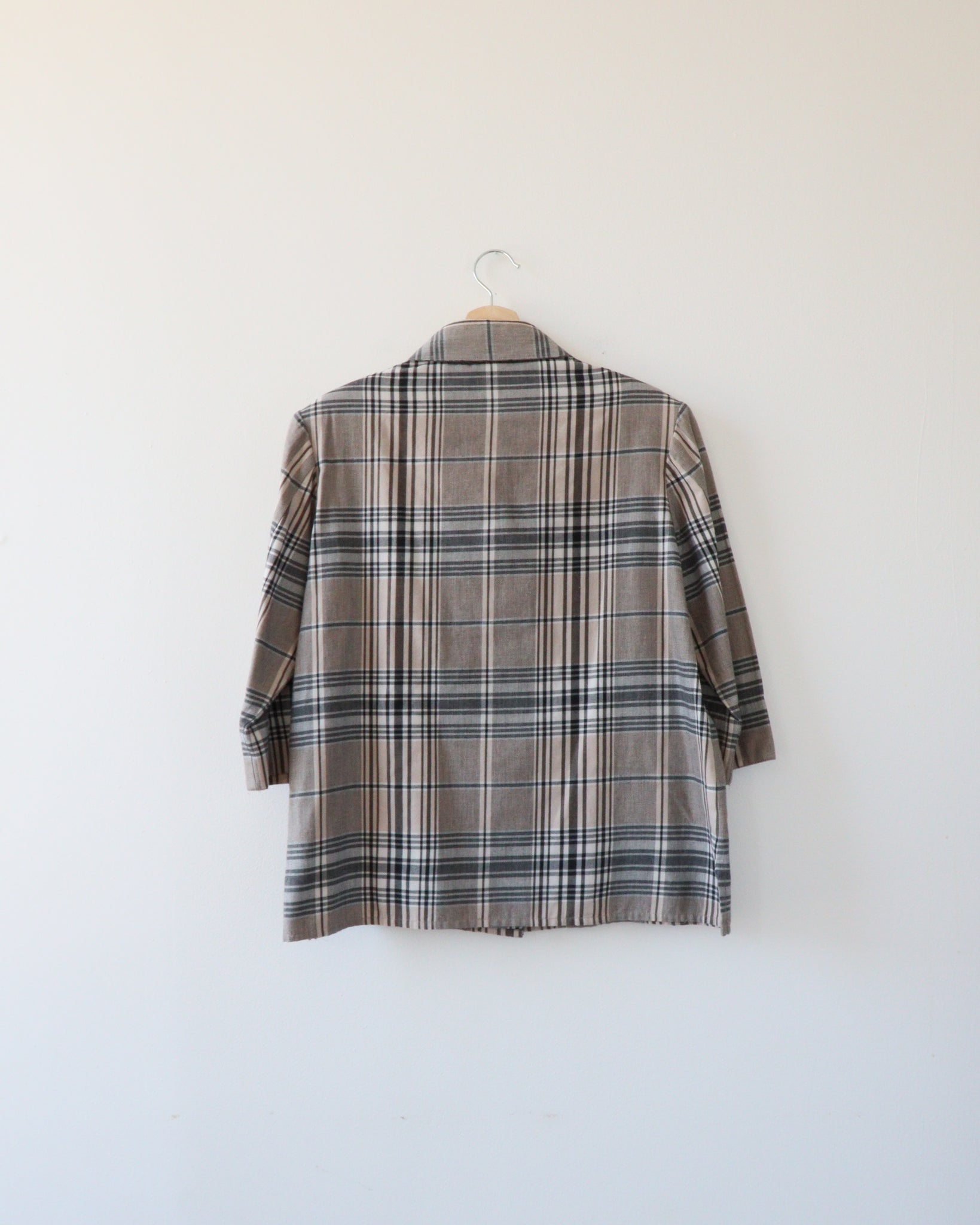 Plaid Blouse