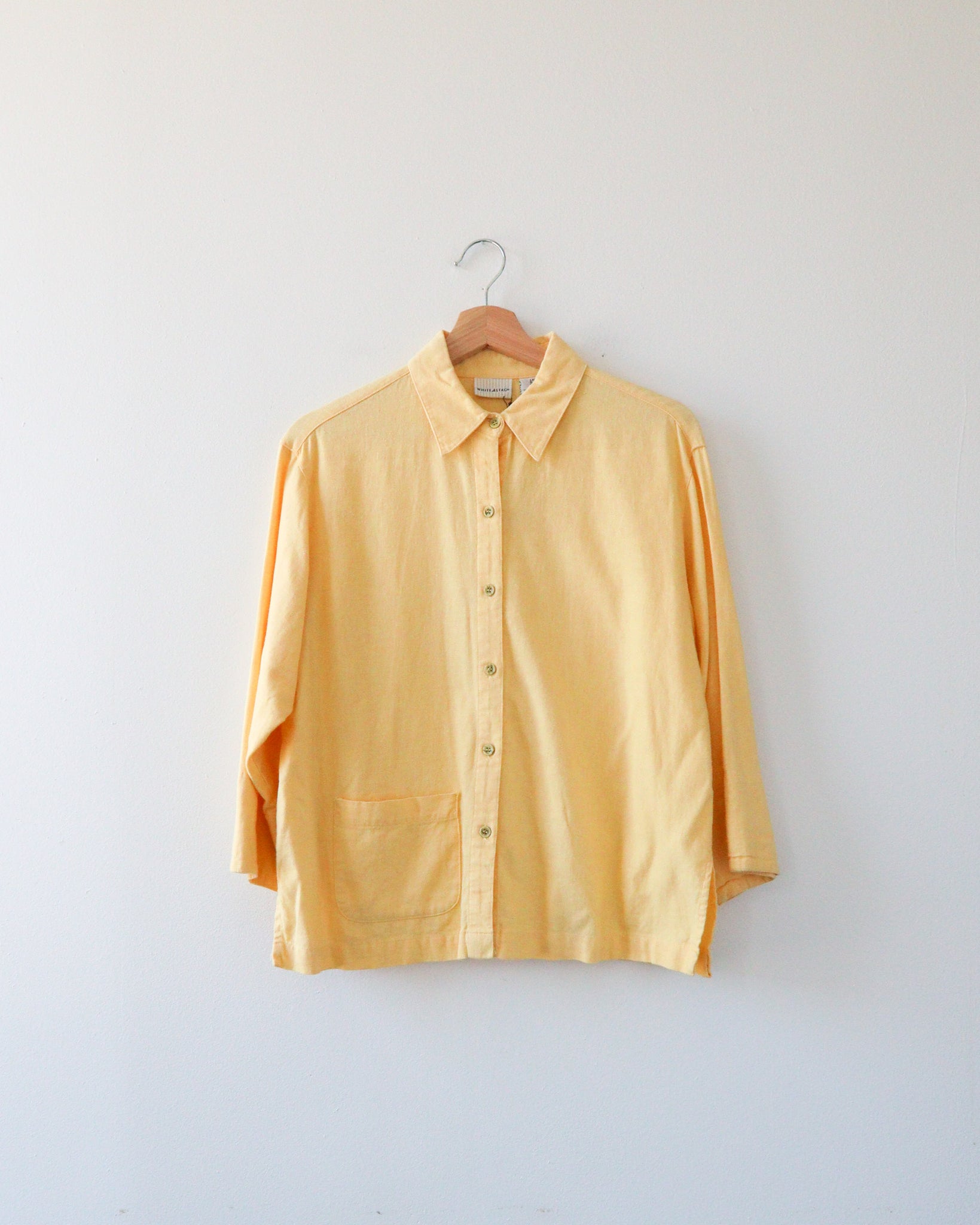 Yellow Linen Blouse