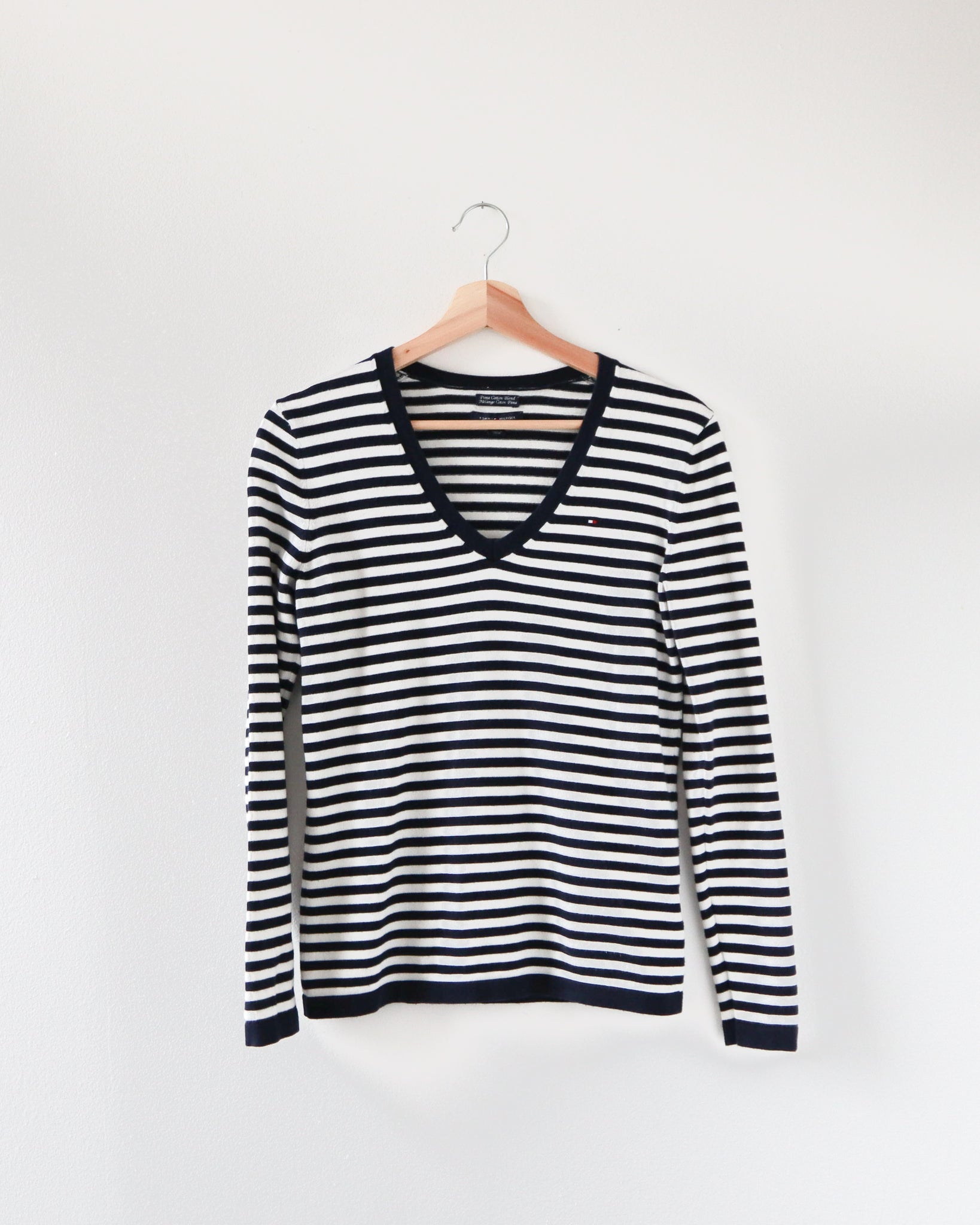 Navy Striped Sweater