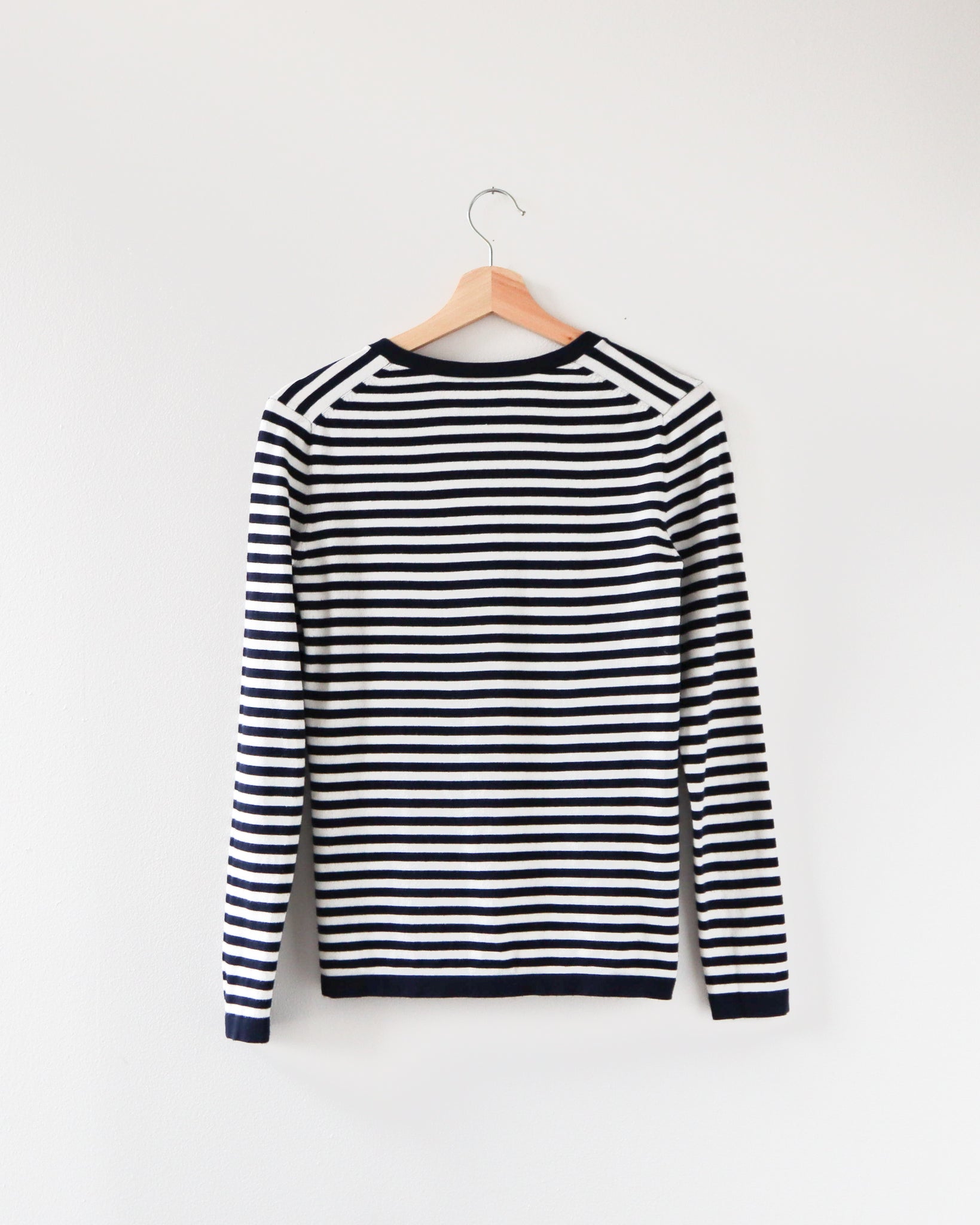 Navy Striped Sweater