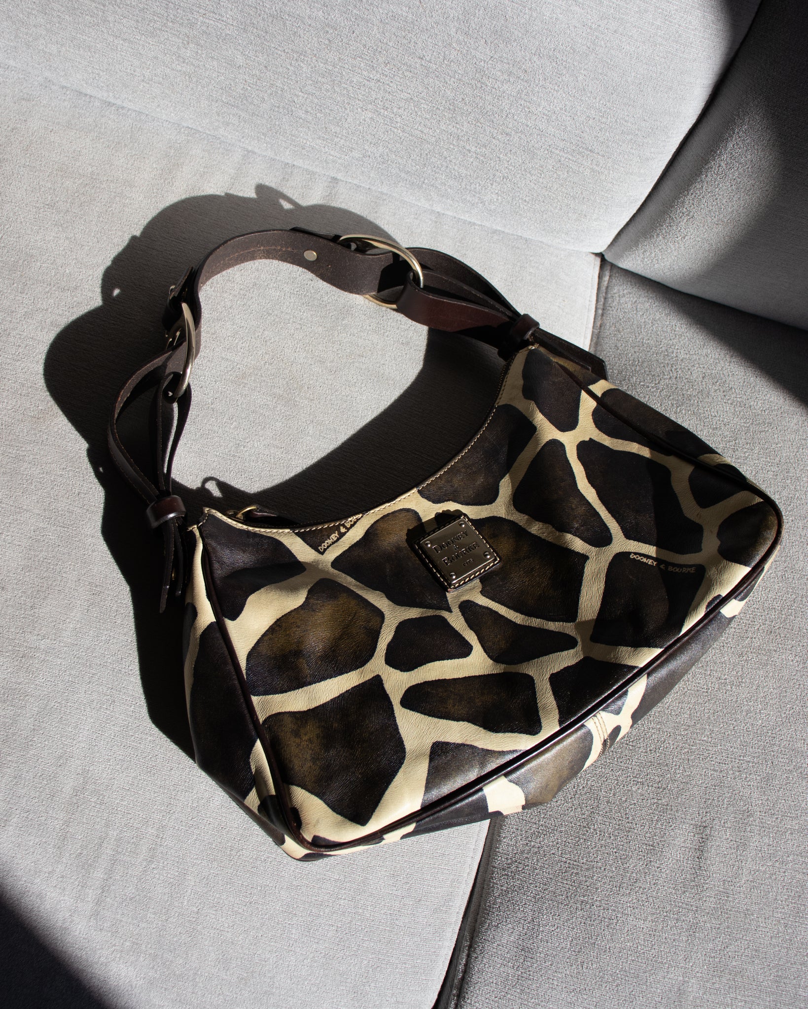 Giraffe Print Shoulder Bag