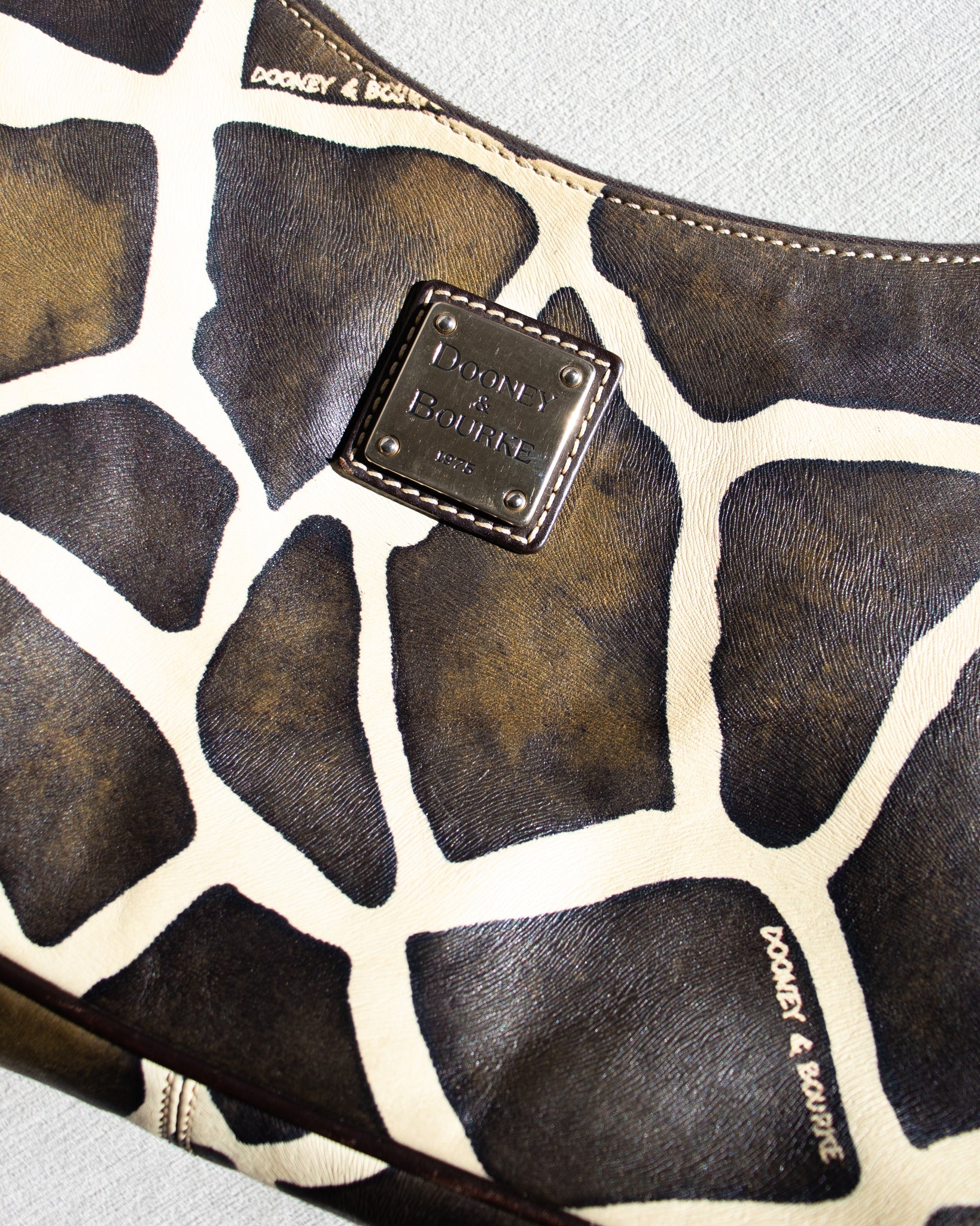 Giraffe Print Shoulder Bag