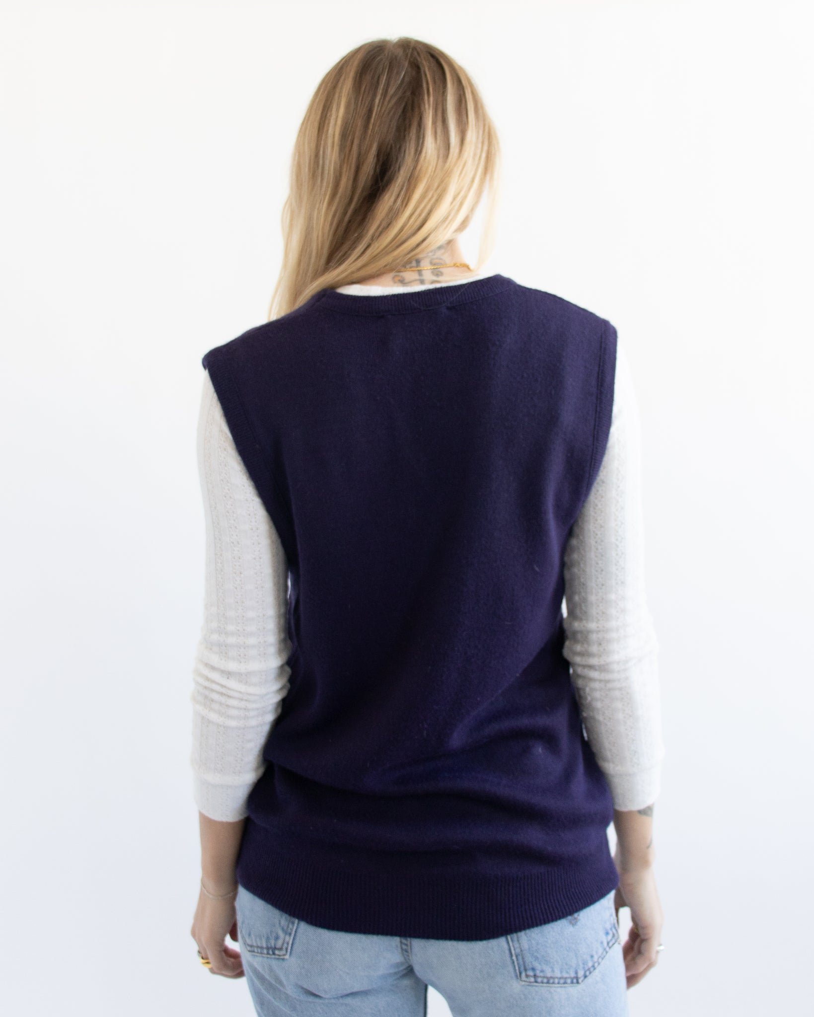 Purple Sweater Vest