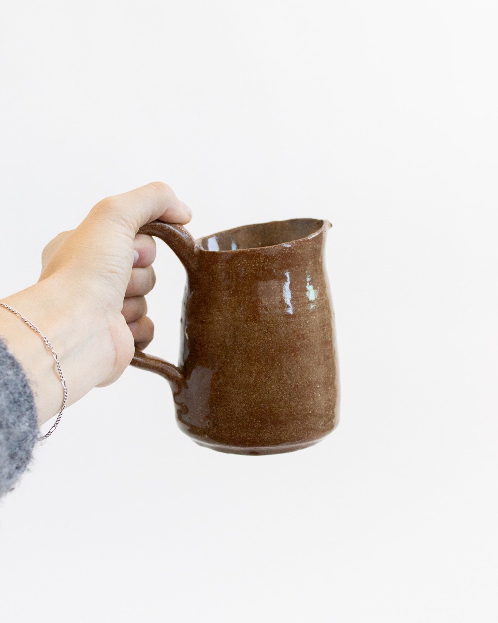 Pottery Creamer Cup