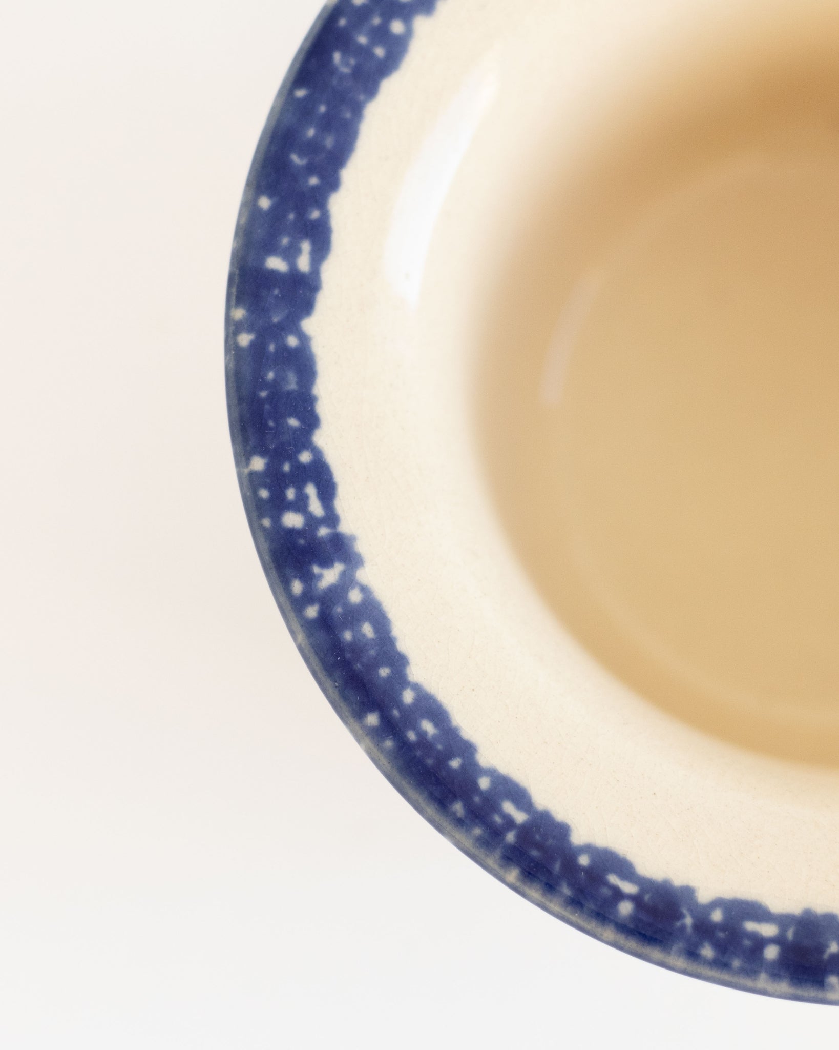Blue Stoneware Crock