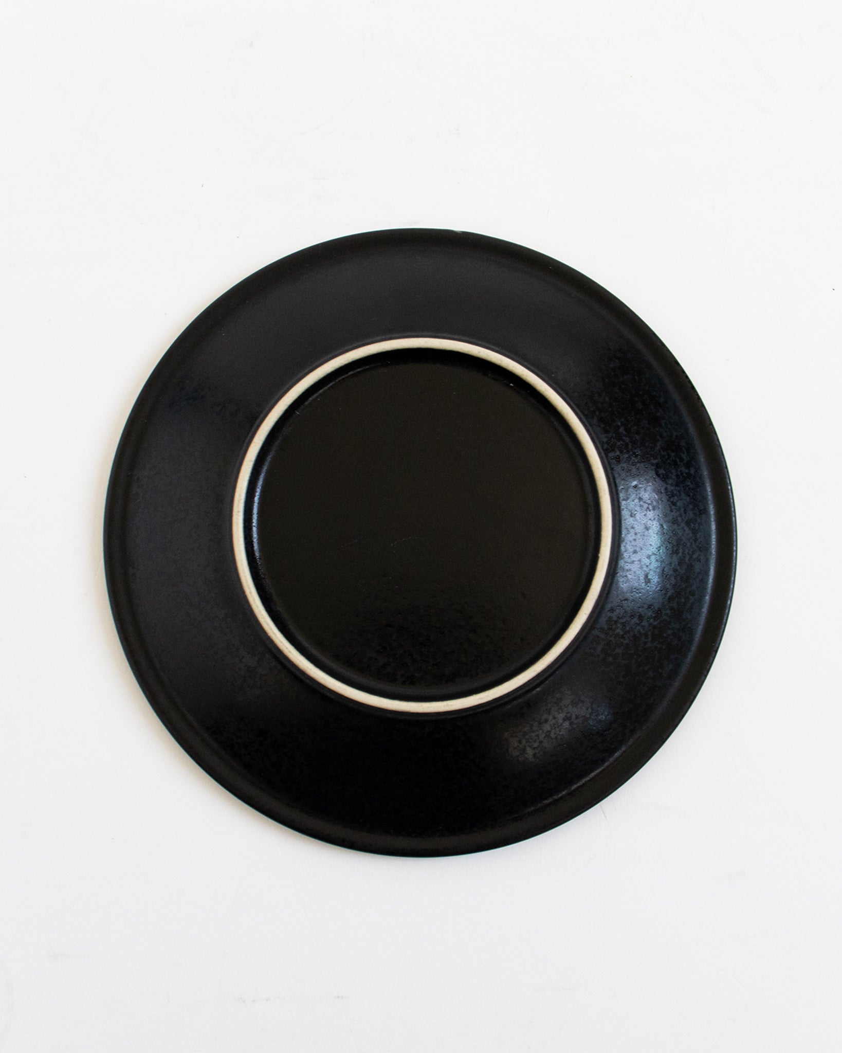 Black Pottery Plate