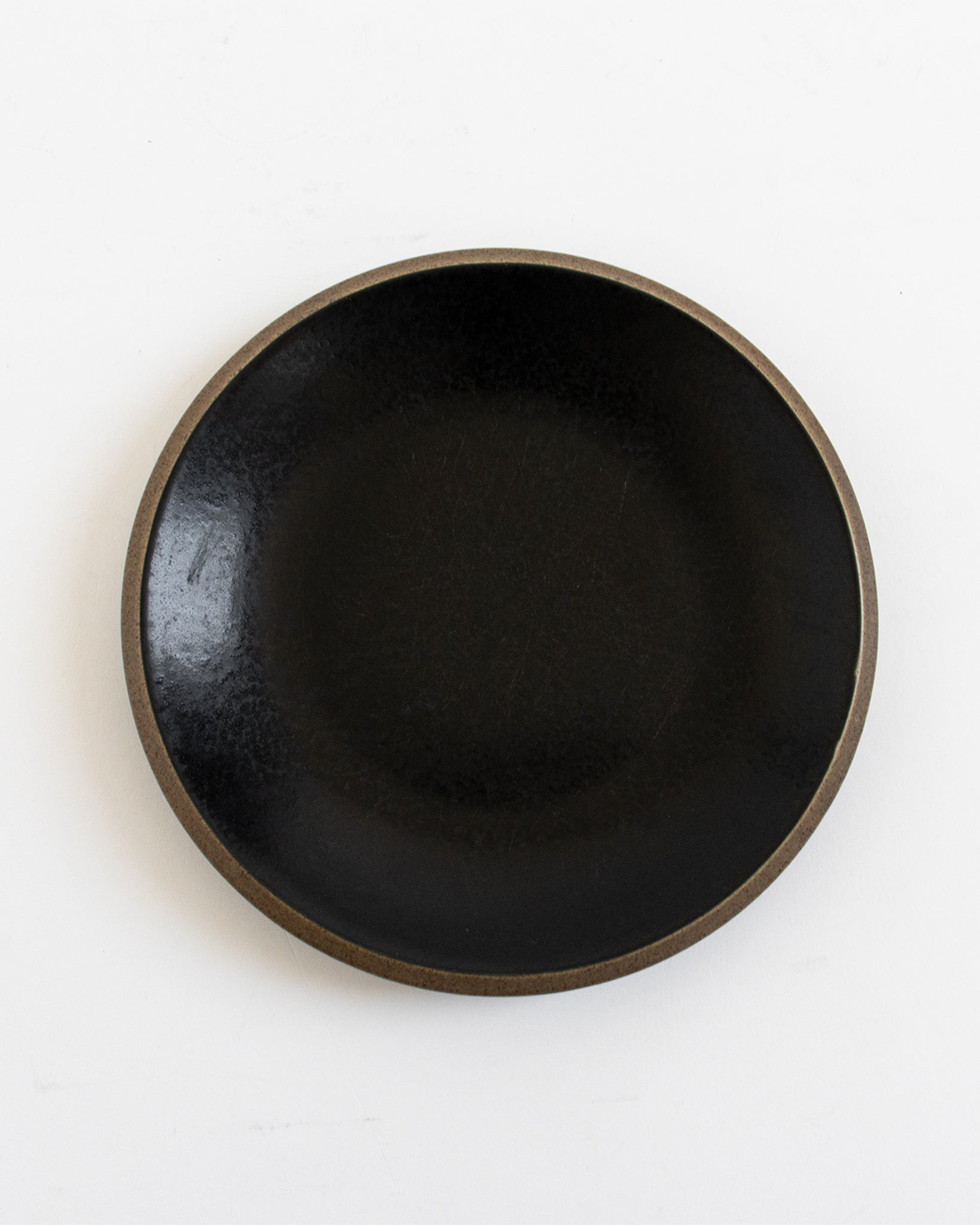 Black Pottery Plate