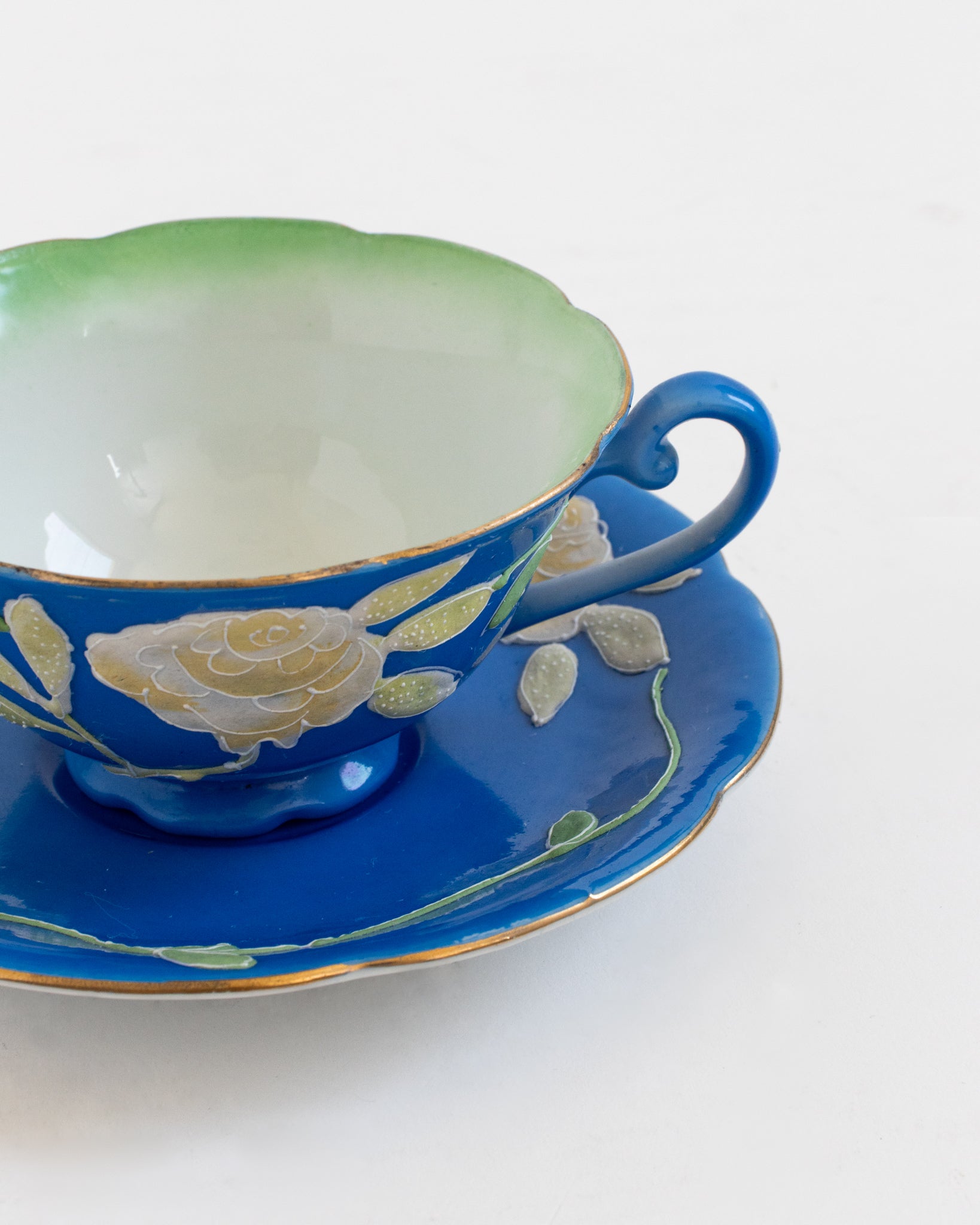 Blue Japanese Teacup