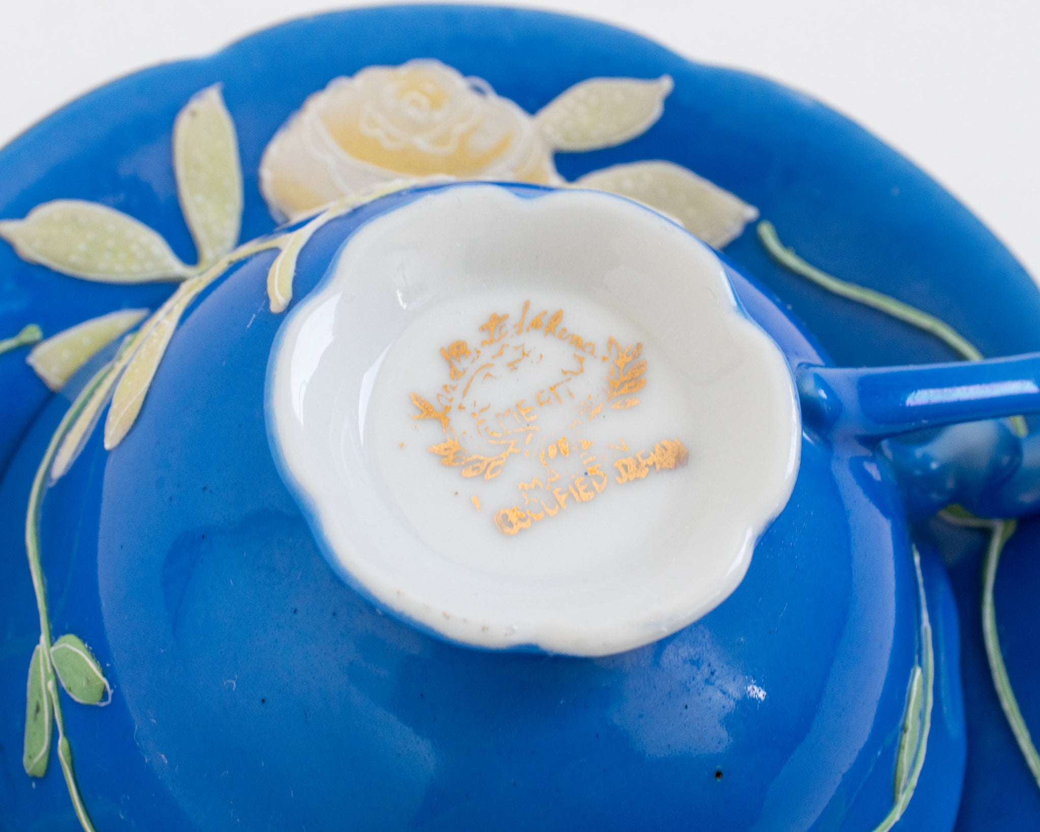 Blue Japanese Teacup