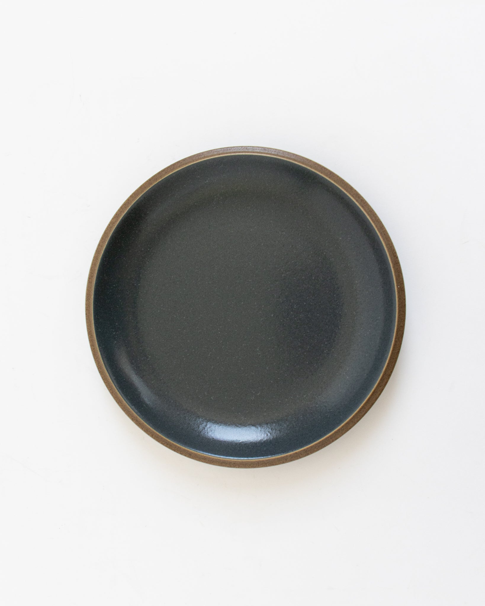 Dark Teal Pottery Plate