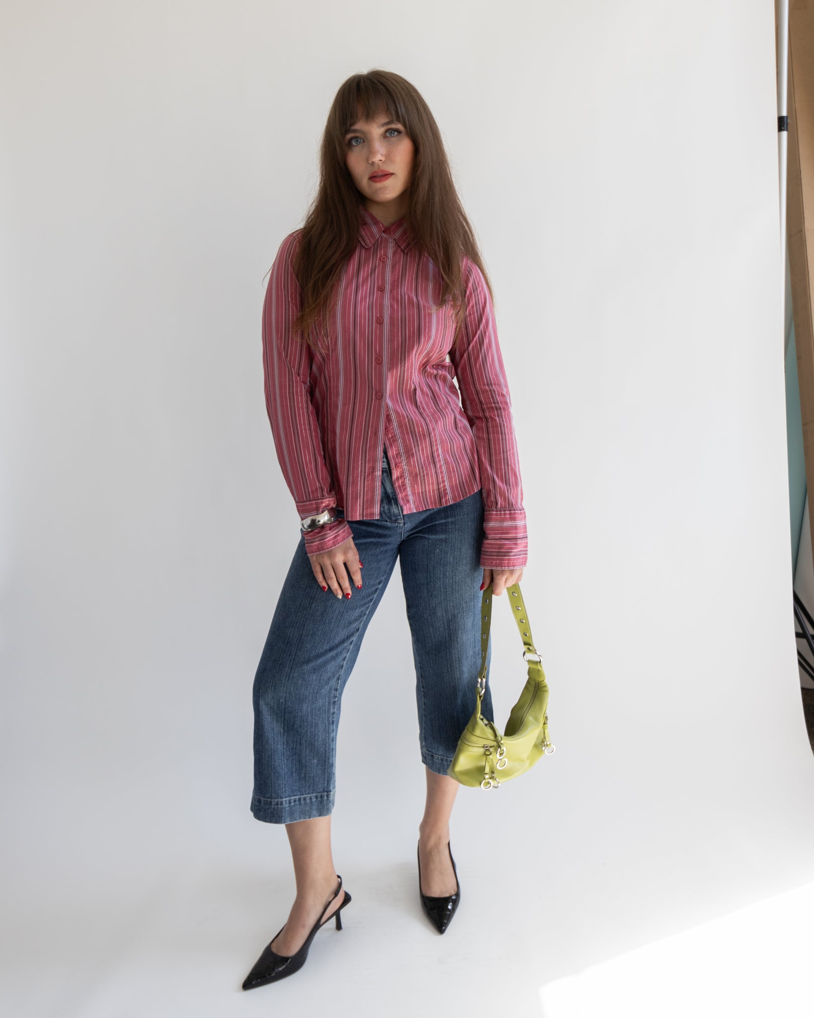 Pink Striped Shirt