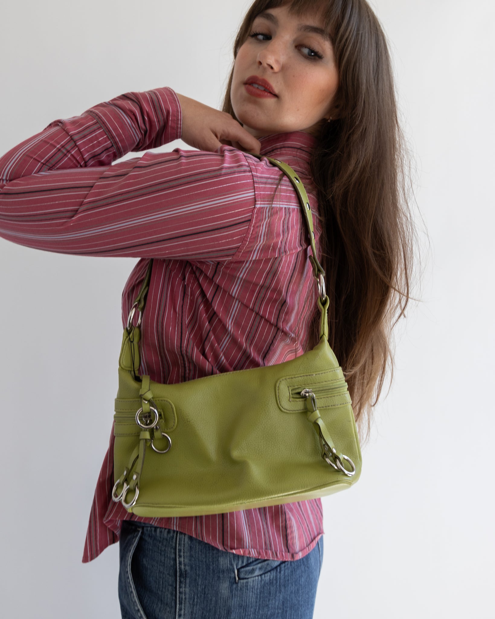 Y2K Shoulder Bag With Keychain
