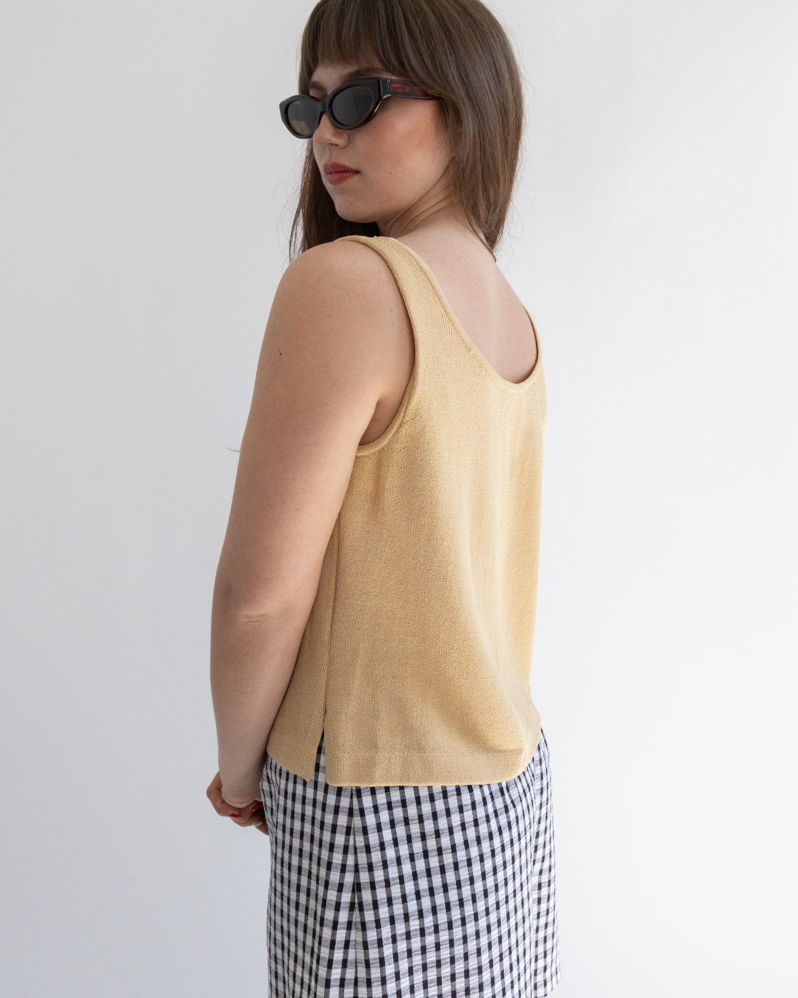 Camel Knit Tank