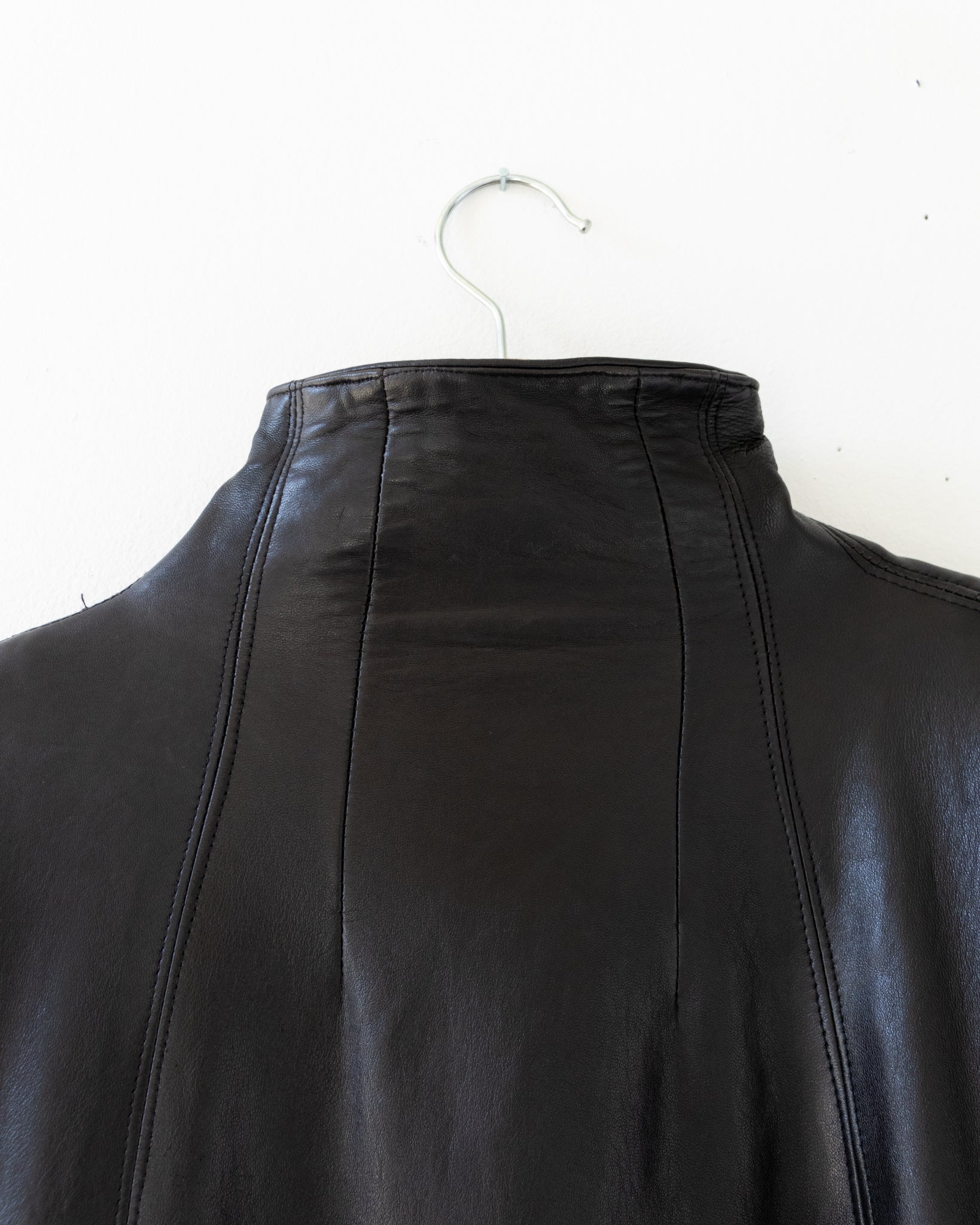 80's Leather Coat