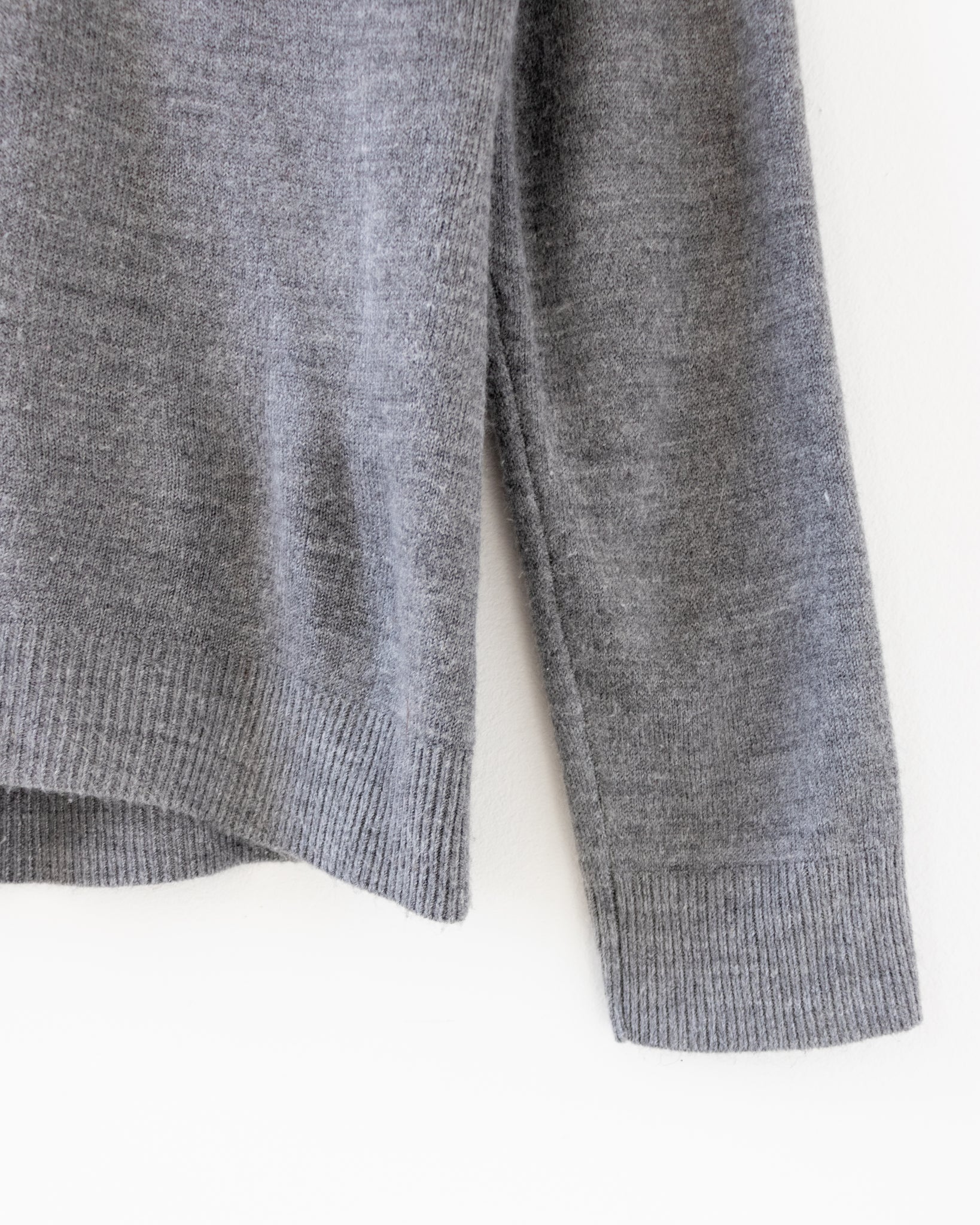 Grey V-neck Sweater