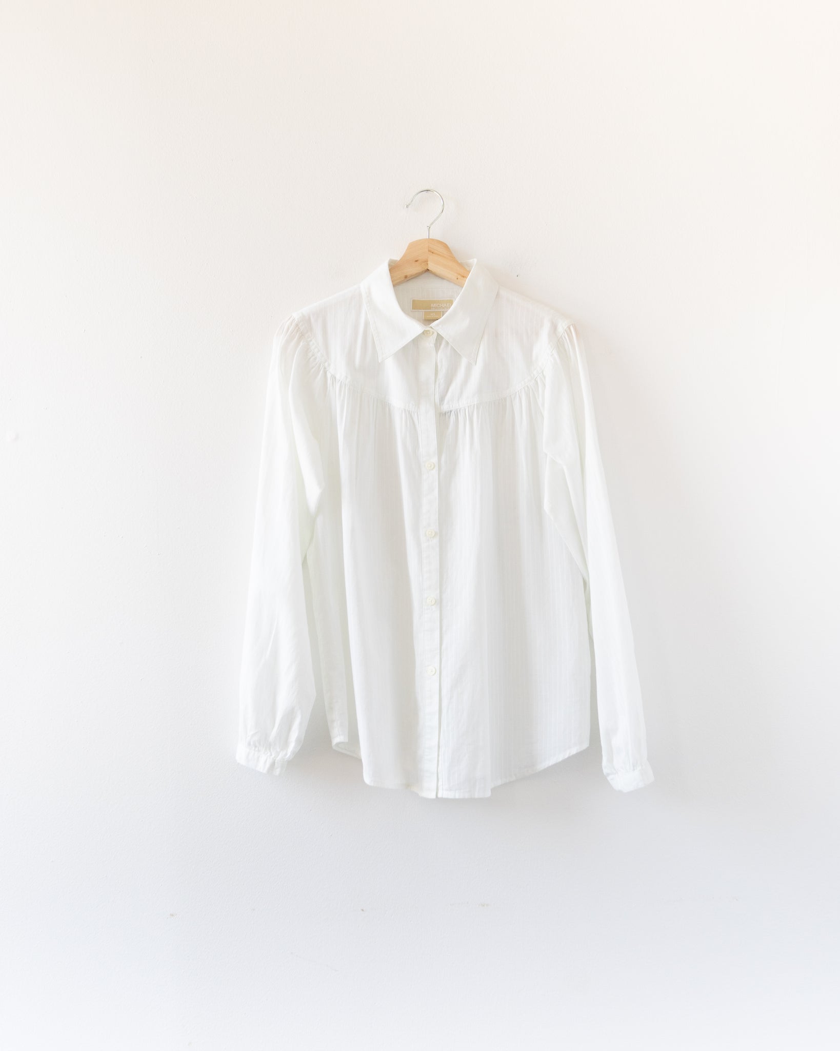 White Striped Blouse