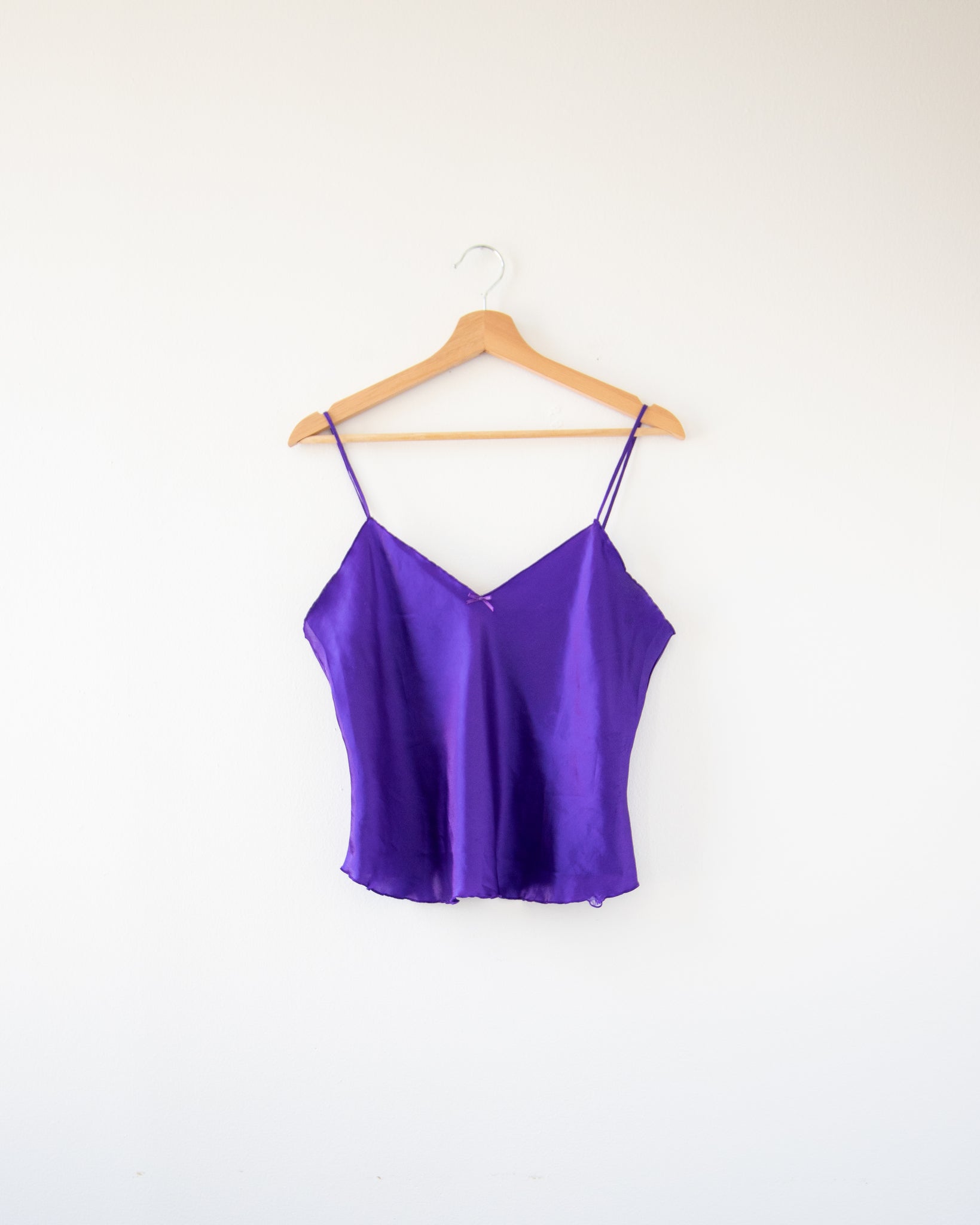 Purple Silk Tank