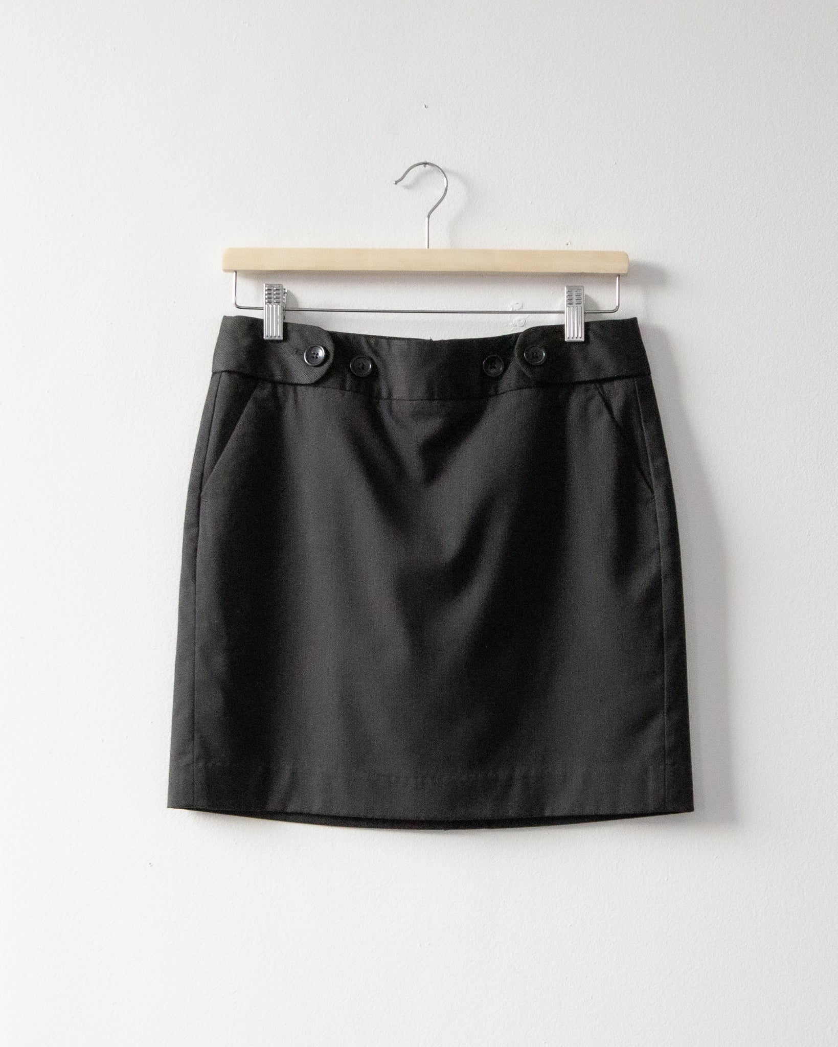 Charcoal Mini Skirt