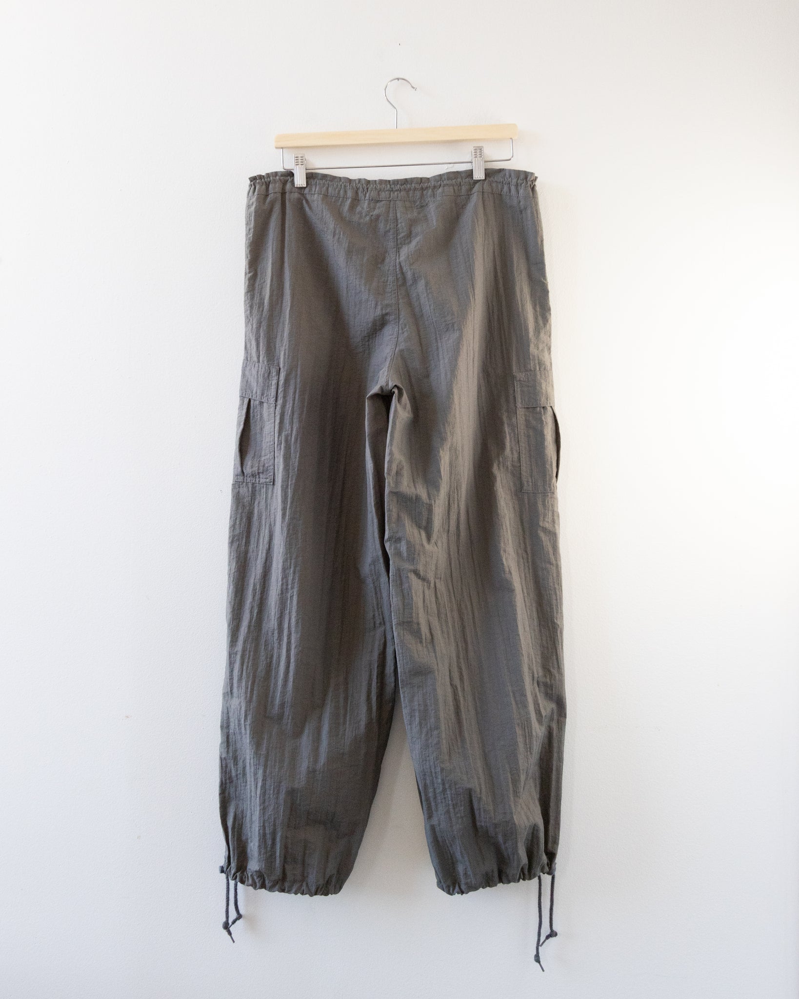 Grey Parachute Pant