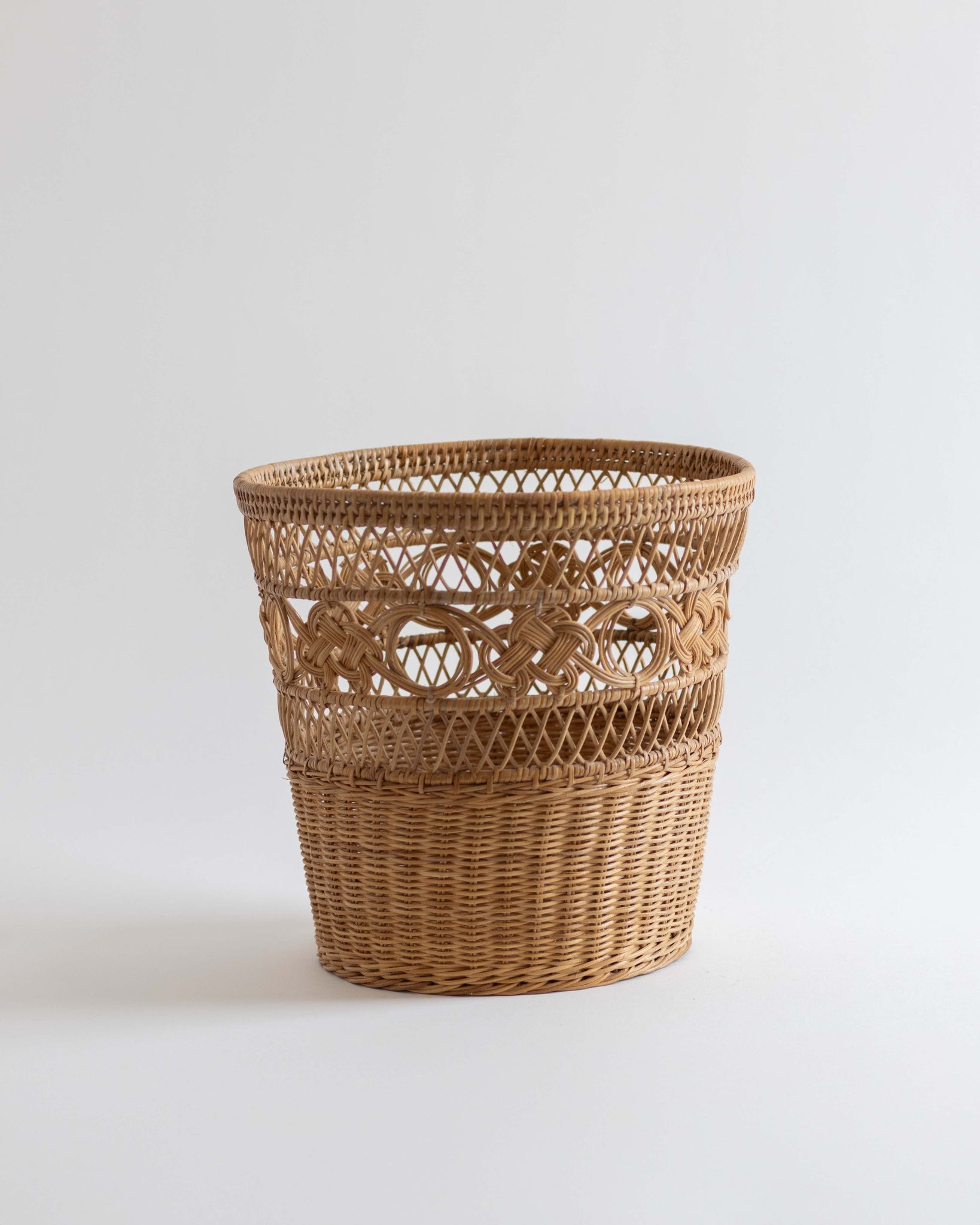 Wicker Waste Basket
