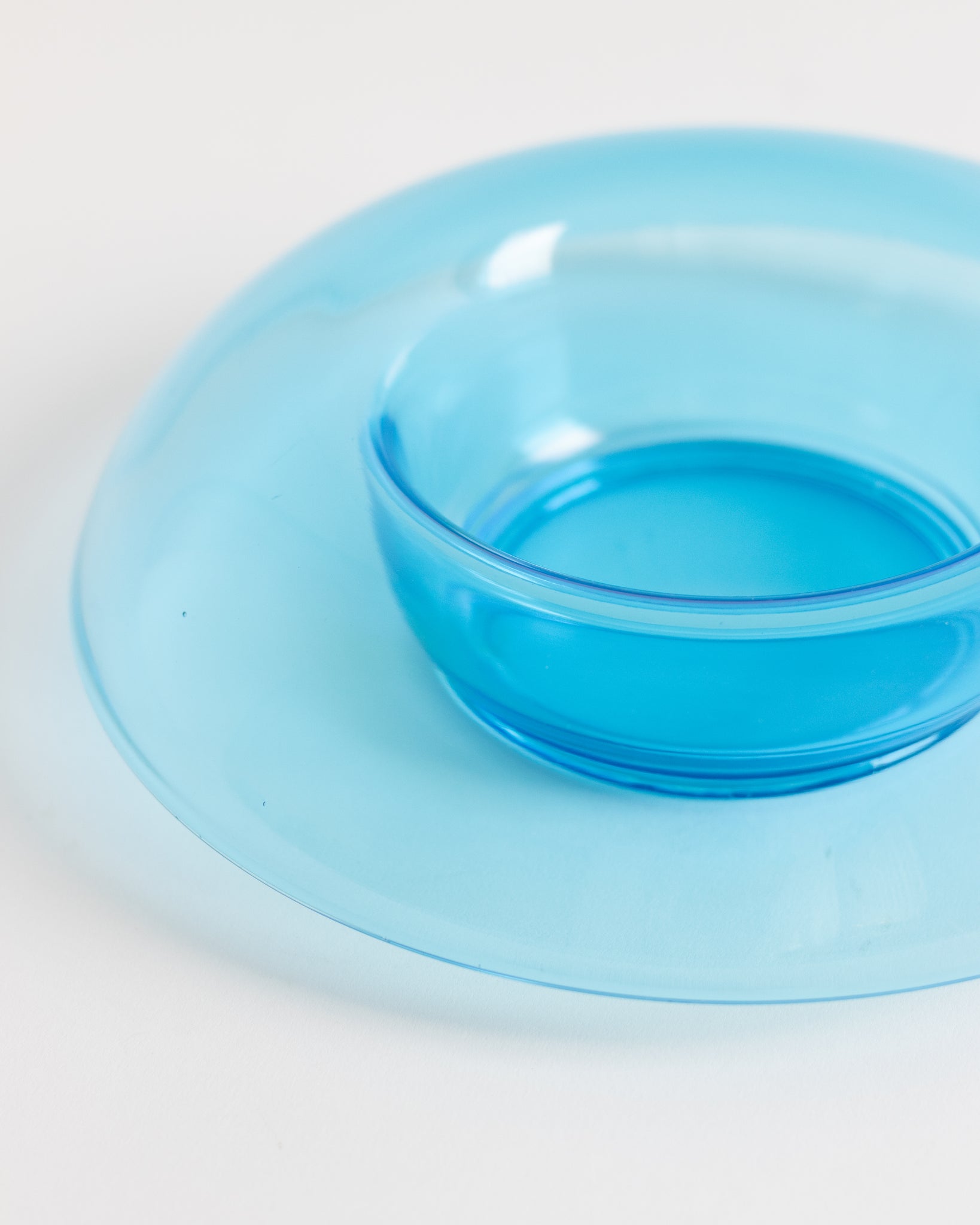 Aqua Blue MCM Bowl