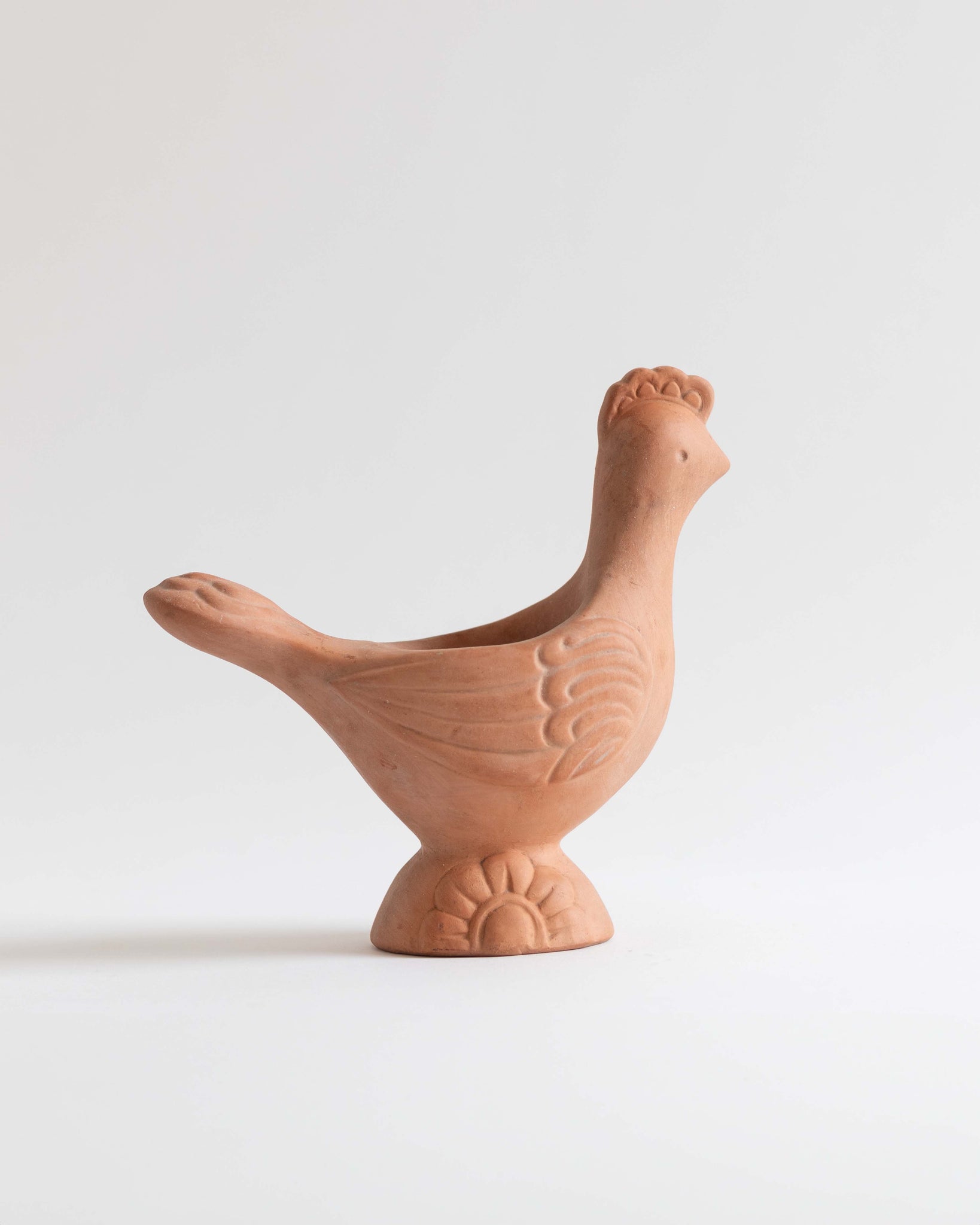 Terracotta Bird Planter