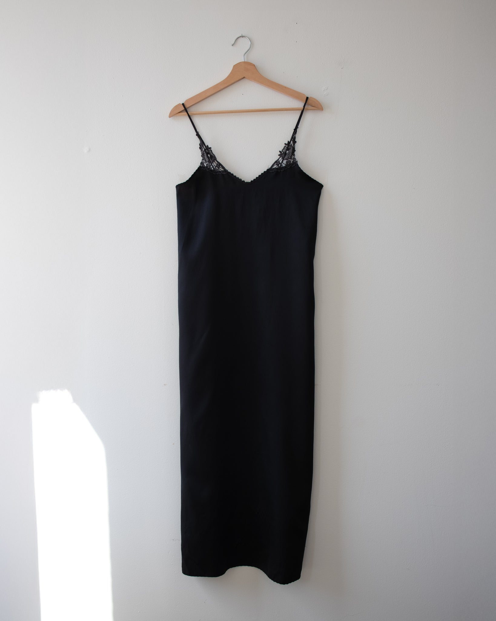 Black Maxi Lingerie Dress