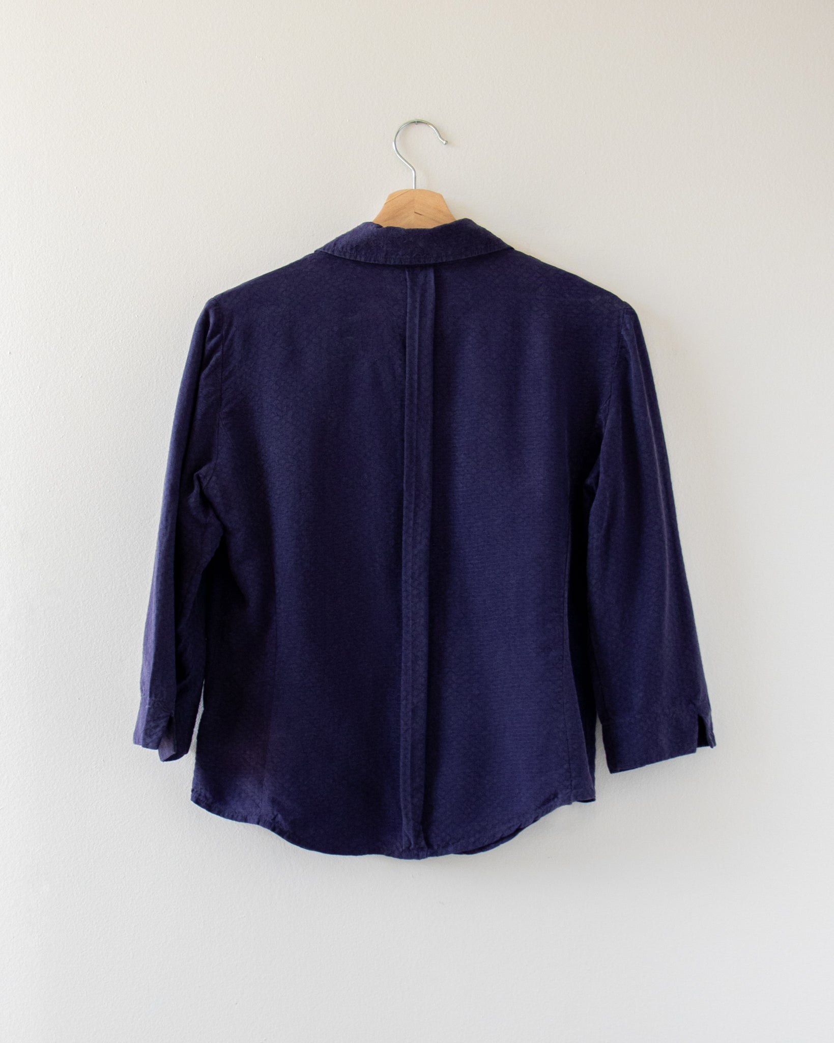 Purple Textured Blouse